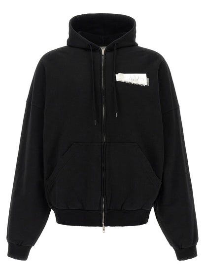 Balenciaga Silver Tape Hoodie
