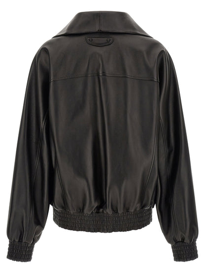 Balenciaga Black Leather Le City Jacket