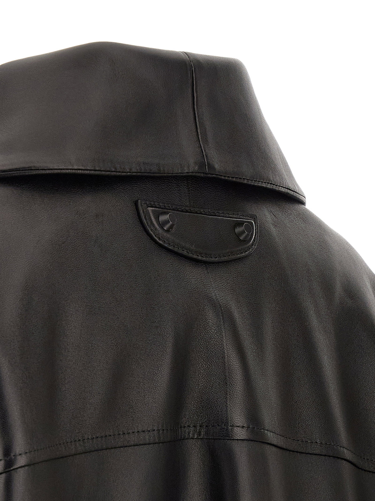 Balenciaga Black Leather Le City Jacket