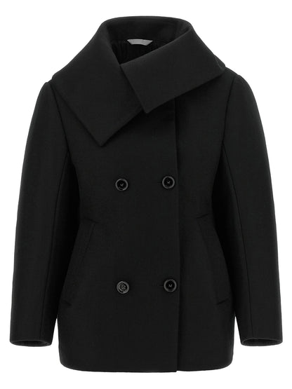 Balenciaga Asymmetrical Neck Caban