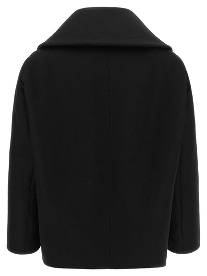 Balenciaga Asymmetrical Neck Caban