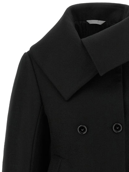 Balenciaga Asymmetrical Neck Caban