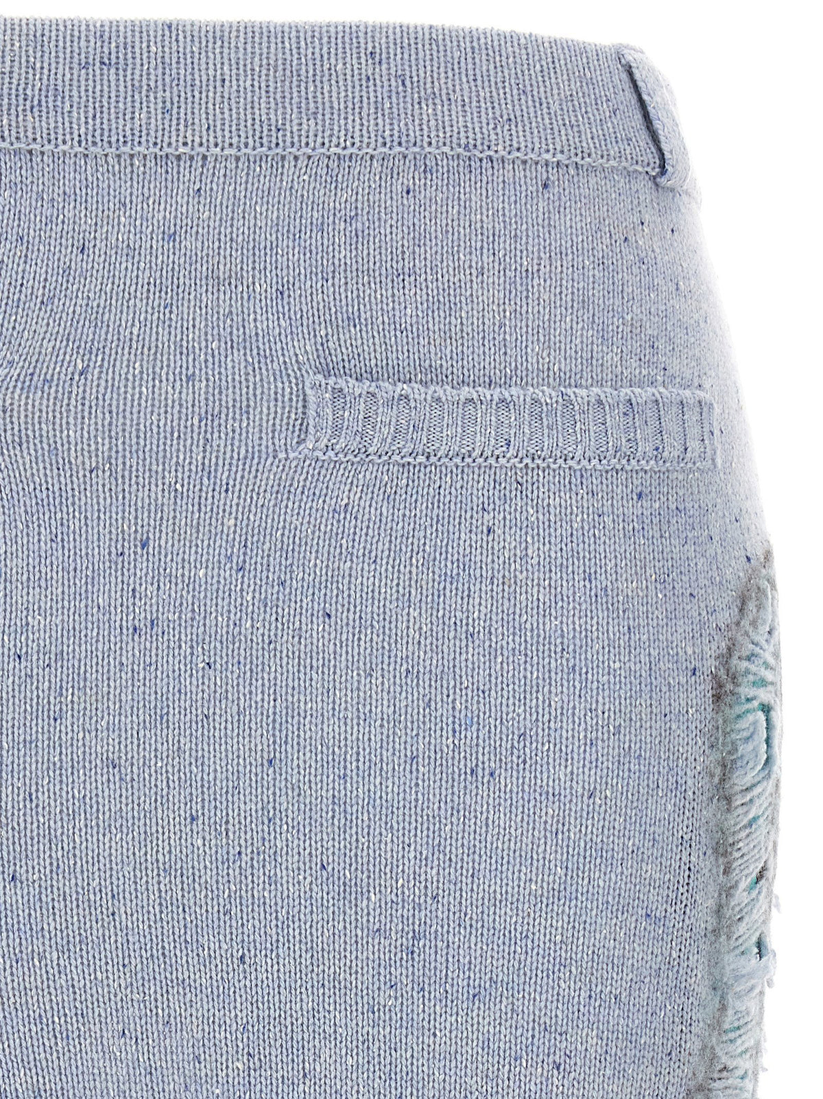 Moschino Deconstructed Argyle Skirt