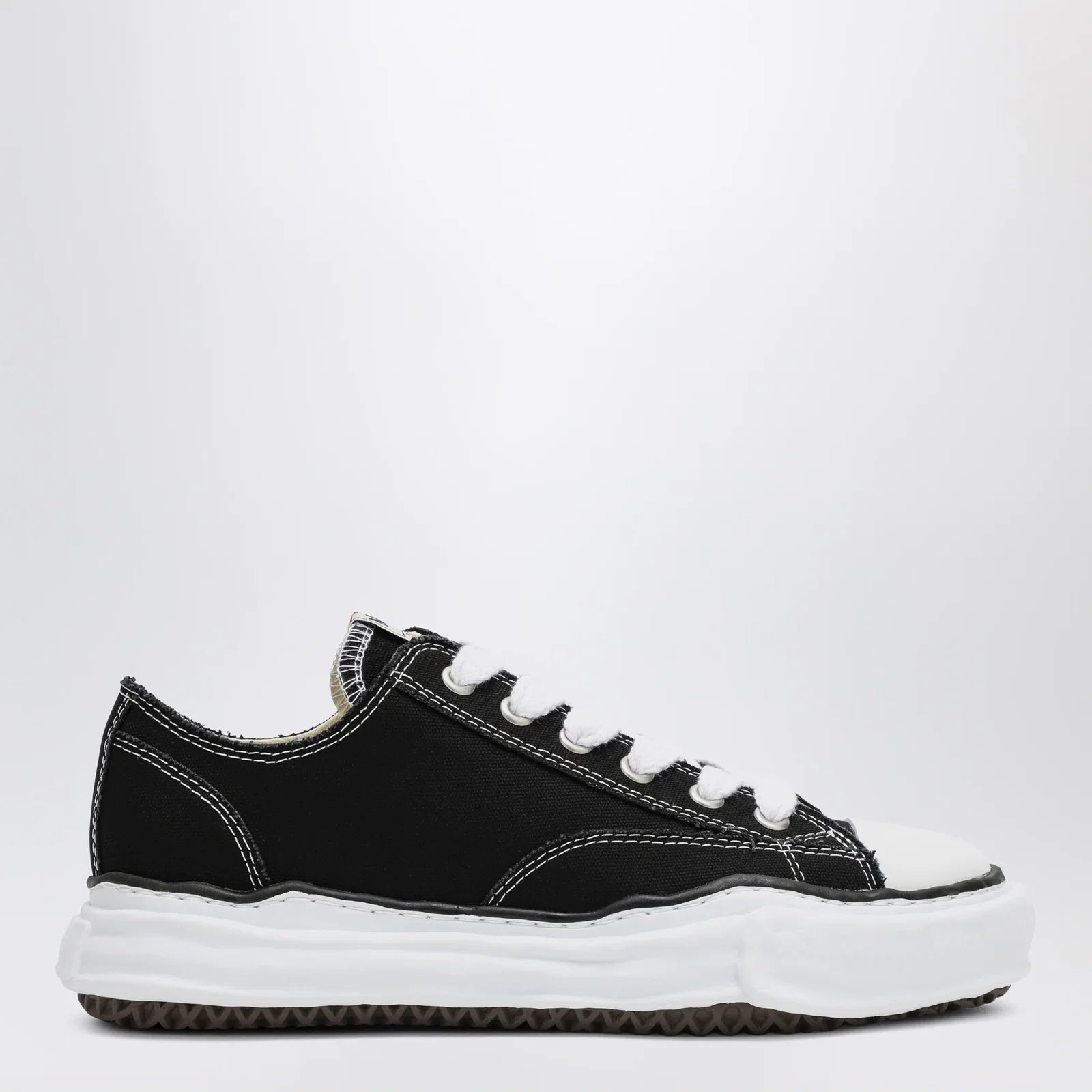 Maison MIHARA YASUHIRO Black Peterson Low Sneakers in canvas
