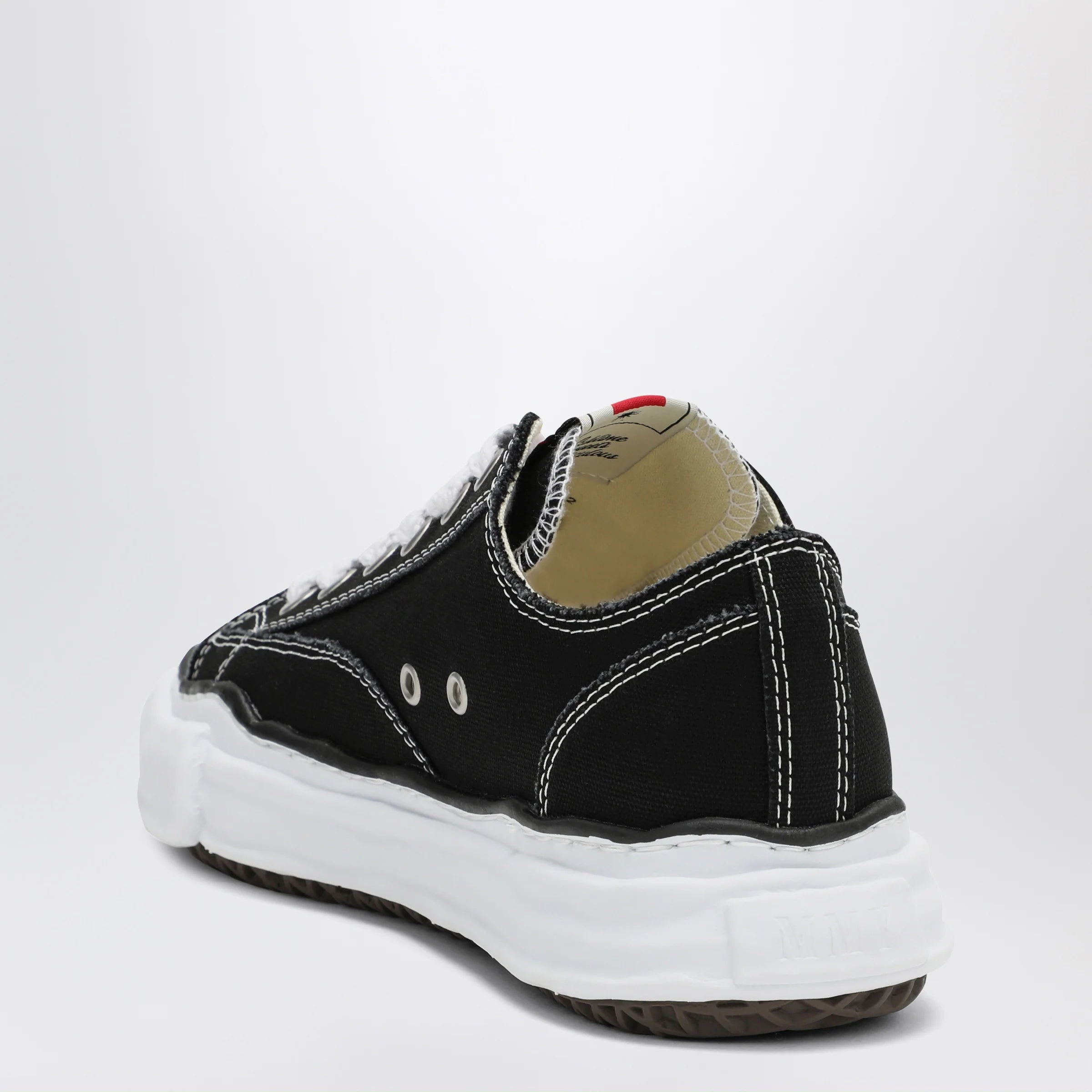 Maison MIHARA YASUHIRO Black Peterson Low Sneakers in canvas