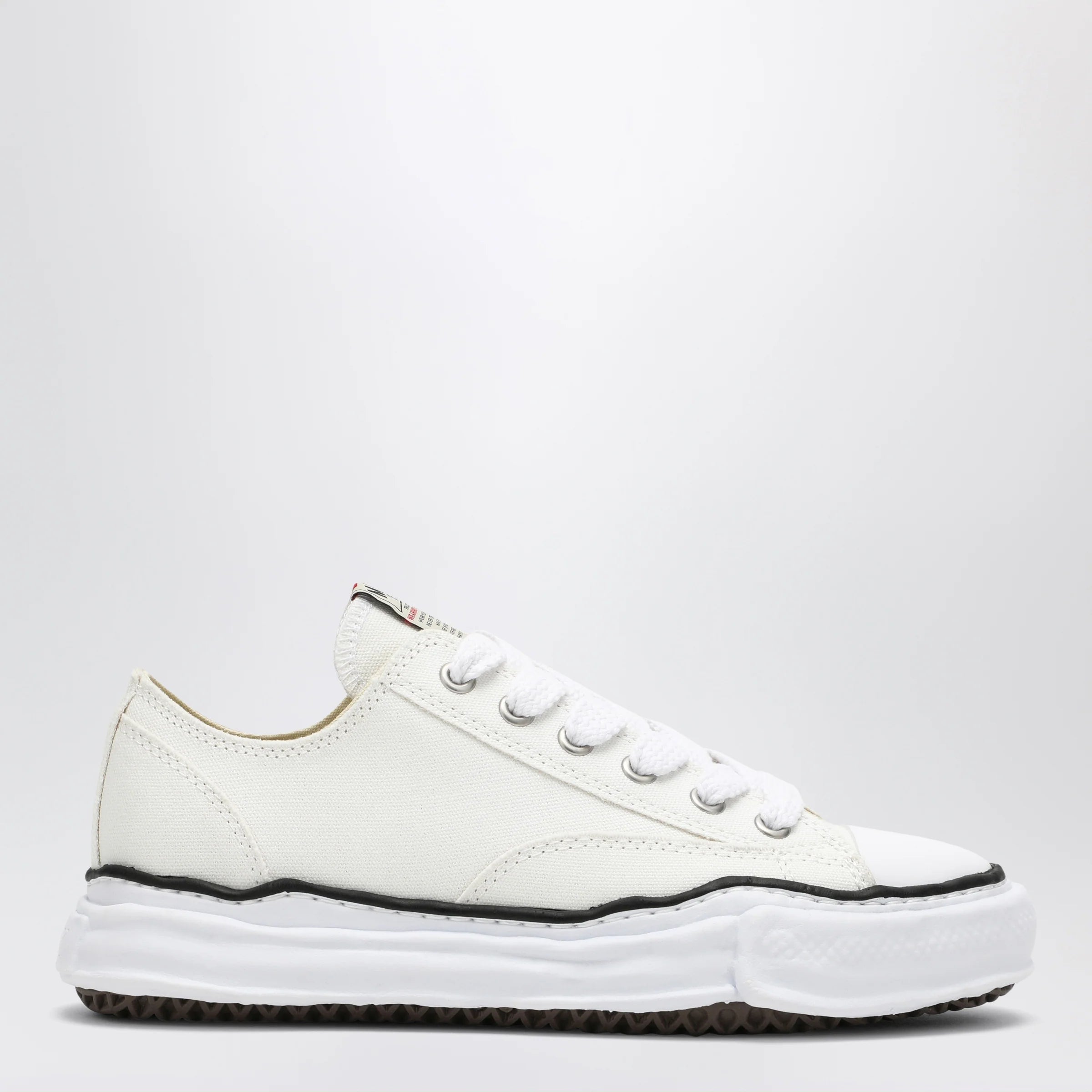 Maison MIHARA YASUHIRO White Peterson Low Sneakers in canvas
