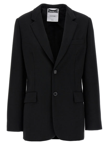 Moschino Single-breasted Martingale Blazer