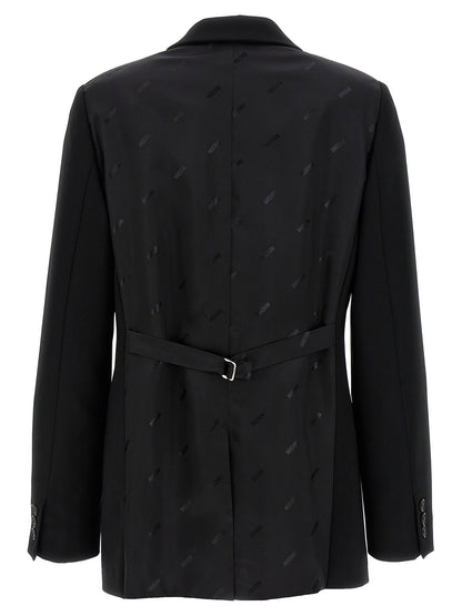 Moschino Single-breasted Martingale Blazer