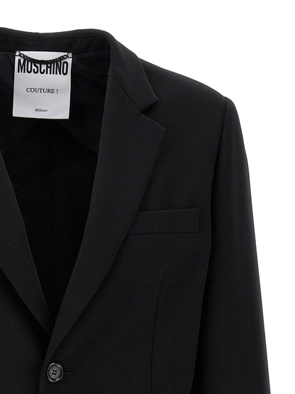 Moschino Single-breasted Martingale Blazer