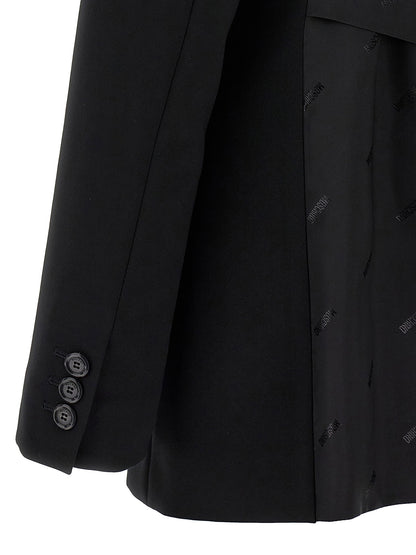 Moschino Single-breasted Martingale Blazer