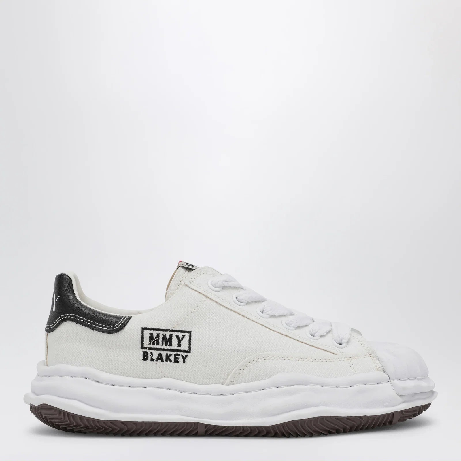 Maison MIHARA YASUHIRO White Blakey Low canvas Sneakers
