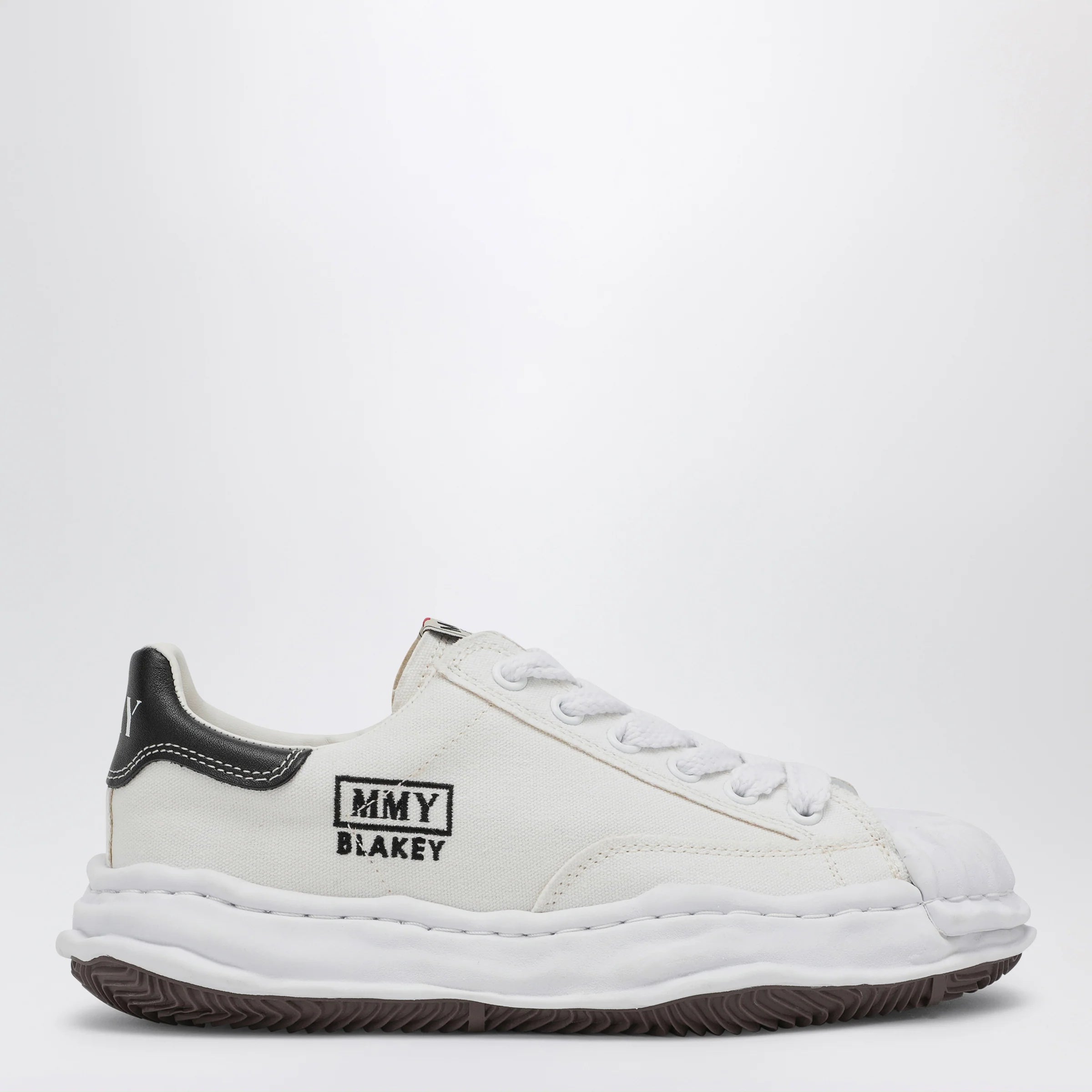 Maison MIHARA YASUHIRO White Blakey Low canvas Sneakers