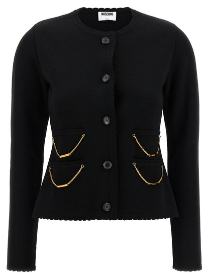 Moschino Chain Cardigan