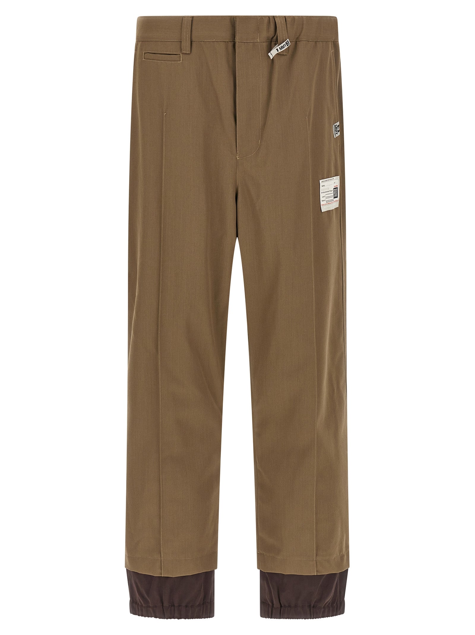 Maison Mihara Yasuhiro Mix Layered Wool Gabardine Pants