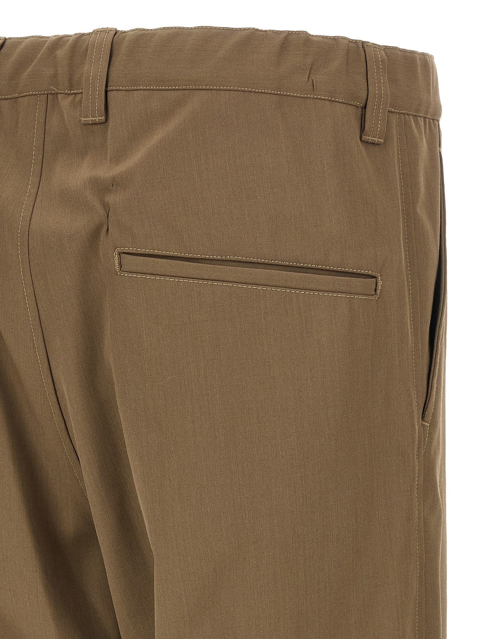 Maison Mihara Yasuhiro Mix Layered Wool Gabardine Pants