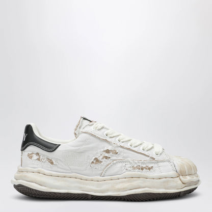 Maison MIHARA YASUHIRO Blakey sneakers in white canvas with worn effect