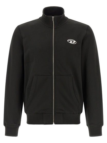 Diesel S-ginn-zip-iod Sweatshirt
