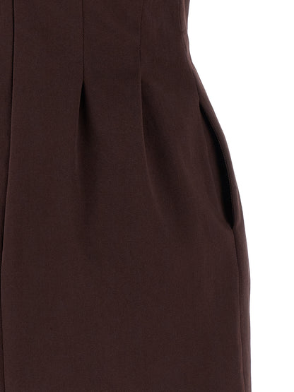 Elisabetta Franchi Metal Plaque Dress