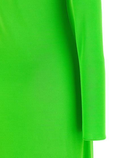 Tom Ford Long Sleeve Slash Front Evening Dress