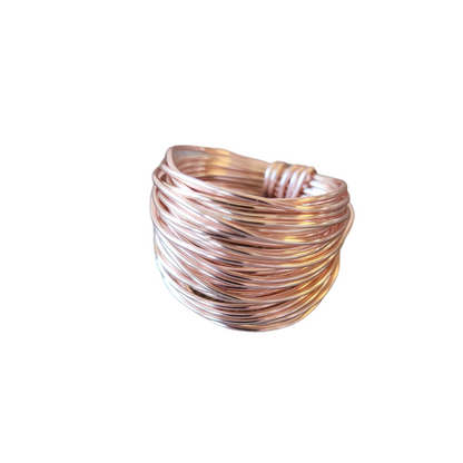 Marcia Wire Wrap Ring in Rose Gold