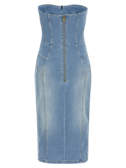 Elisabetta Franchi Denim Dress