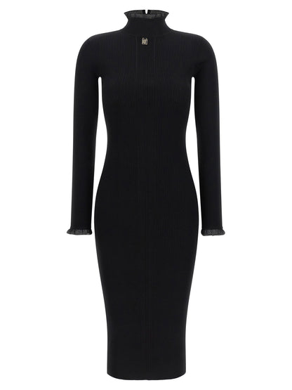 Elisabetta Franchi Ribbed Knit Dress
