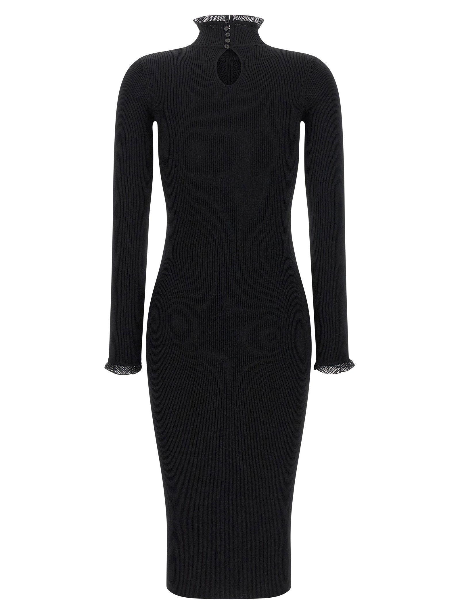 Elisabetta Franchi Ribbed Knit Dress