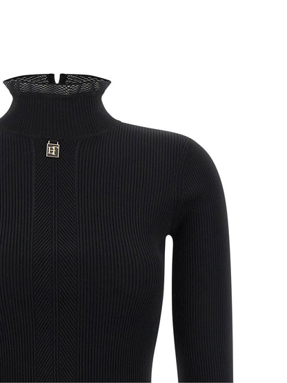 Elisabetta Franchi Ribbed Knit Dress