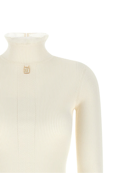 Elisabetta Franchi Ribbed Knit Dress