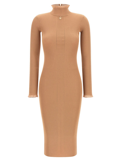 Elisabetta Franchi Ribbed Knit Dress