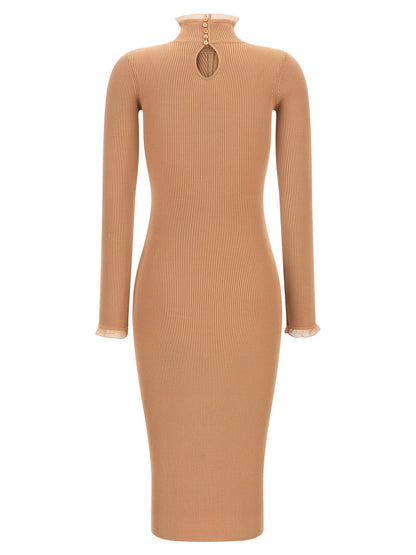 Elisabetta Franchi Ribbed Knit Dress