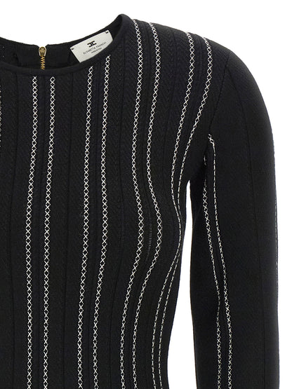 Elisabetta Franchi Origami Knit Dress