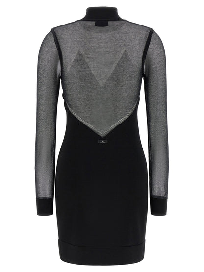Elisabetta Franchi Dress With Transparencies