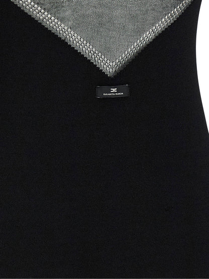 Elisabetta Franchi Dress With Transparencies