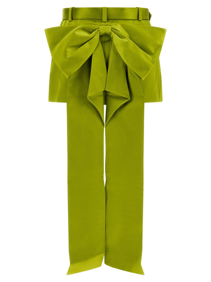 Self-Portrait Maxi Bow Skirt