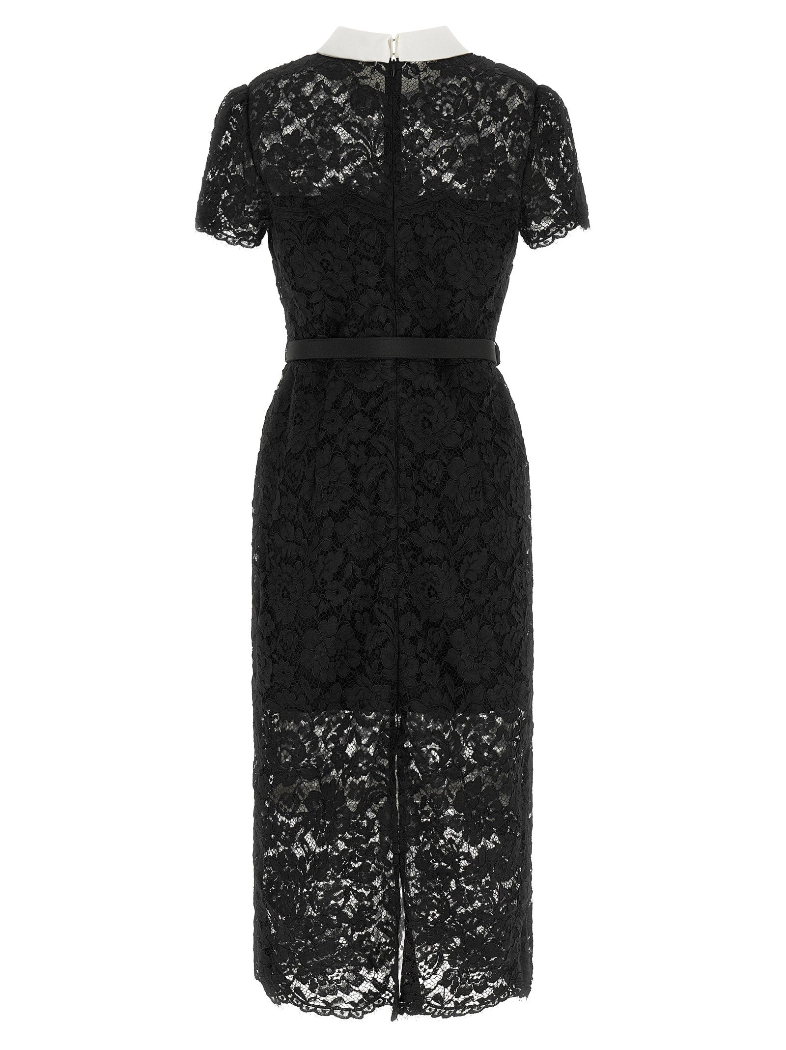 Self-Portrait Lace Dress With Collar