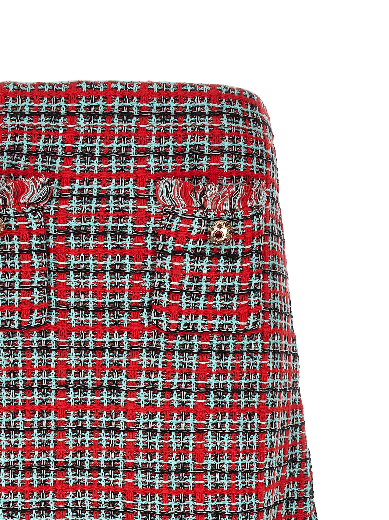 Self-Portrait Tweed Skirt