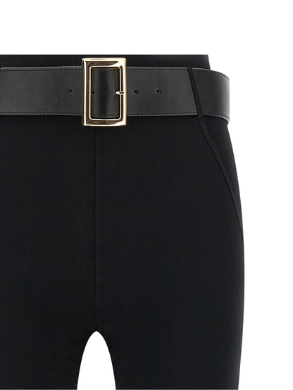 Self-Portrait Leggings With Stirrup And Belt