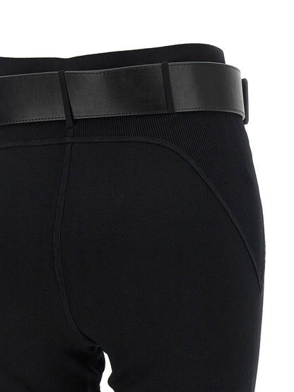 Self-Portrait Leggings With Stirrup And Belt