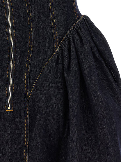 Self-Portrait Denim Dress