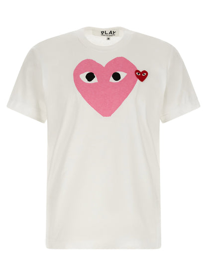 Comme Des Garçons Play Red Emblem T-shirt