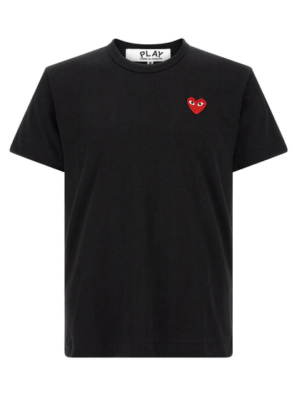 Comme Des Garçons Play Heart Patch T-shirt