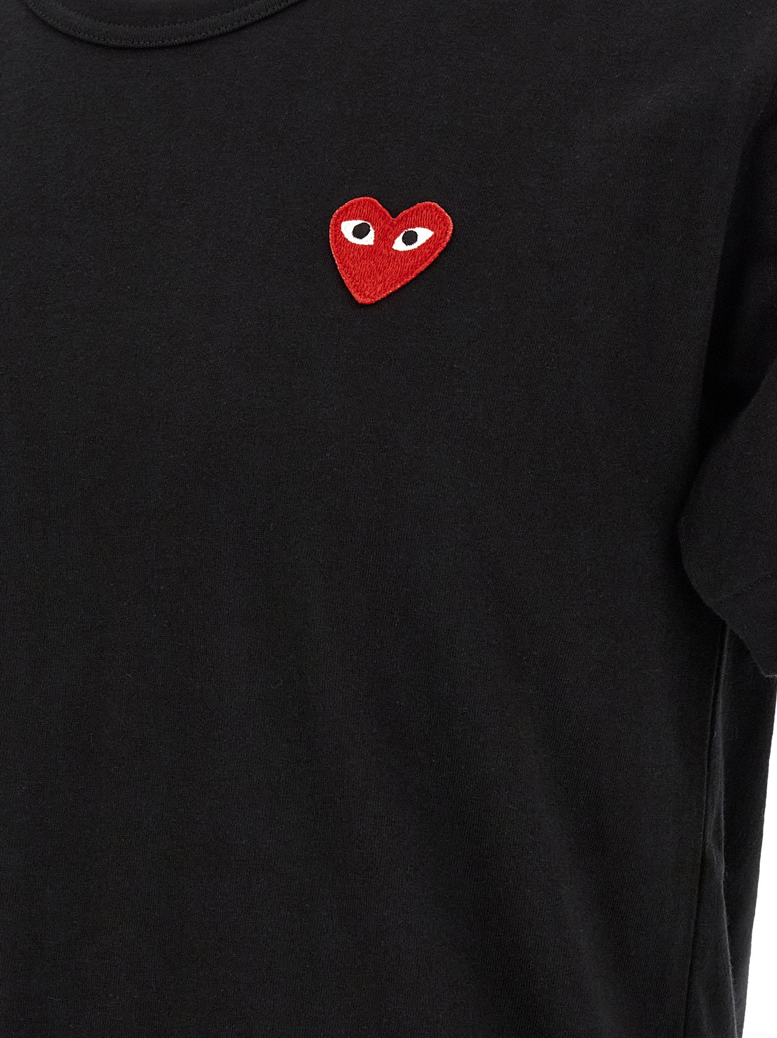 Comme Des Garçons Play Heart Patch T-shirt