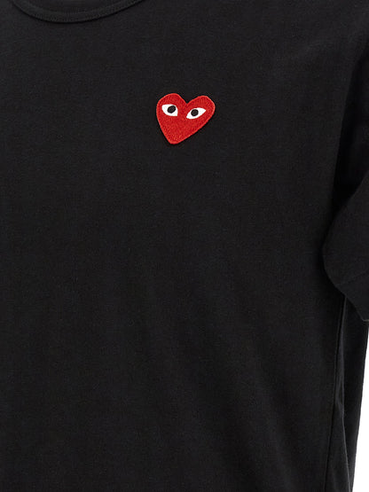 Comme Des Garçons Play Heart Patch T-shirt
