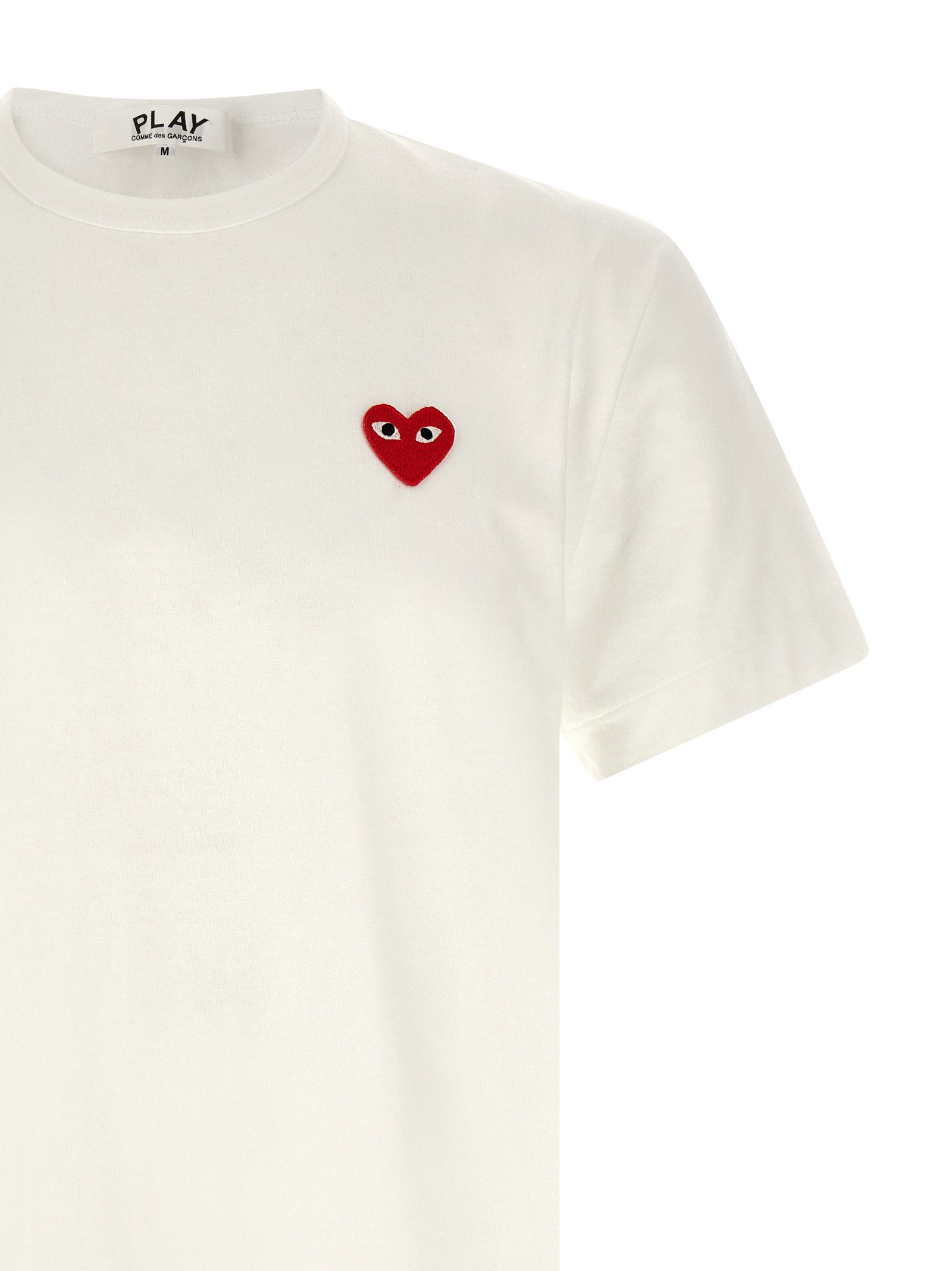 Comme Des Garçons Play Heart Patch T-shirt
