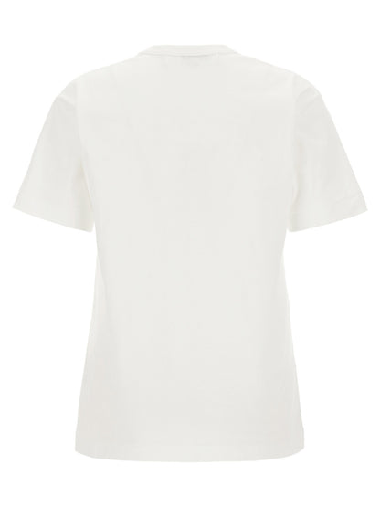 Comme Des Garçons Play White Double Heart Emblem T-shirt