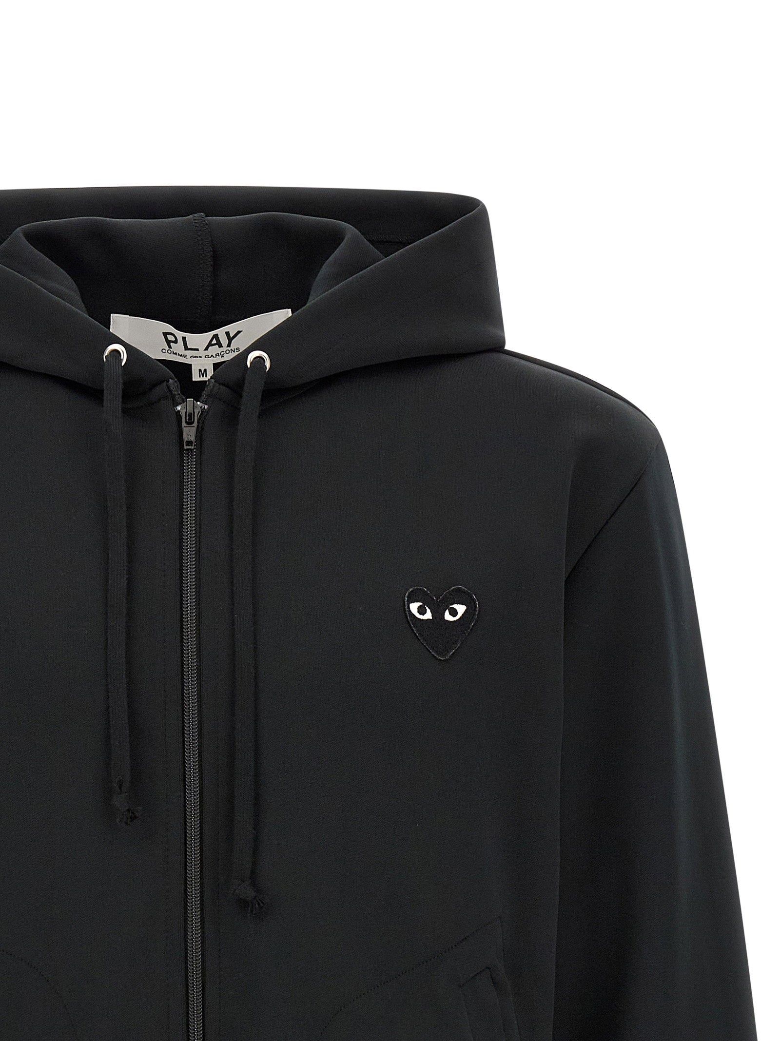 Comme Des Garçons Play Heart Patch Hoodie