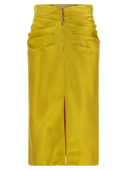 Valentino Garavani Shantung Silk Skirt