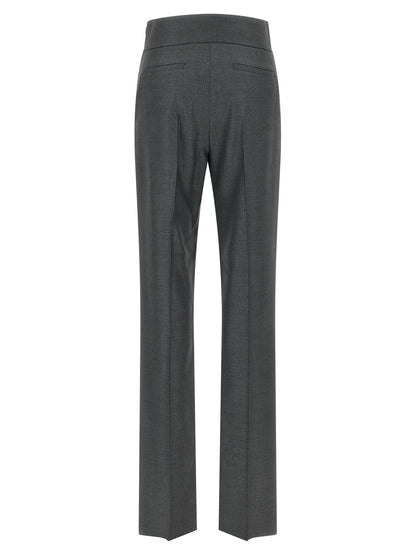 Valentino Garavani Textured Silk Wool Pants