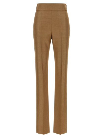 Valentino Garavani Textured Silk Wool Pants